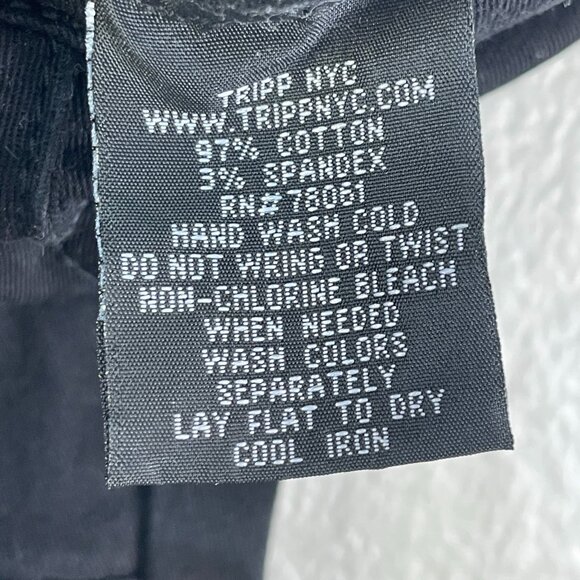 Tripp NYC Bondage Zipper Pants Black Unisex 32 Goth Grunge Rave Punk Rock Emo - Picture 11 of 13